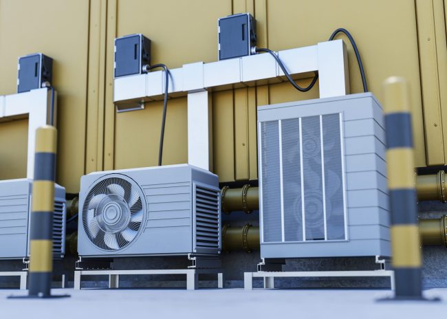 close-up-heat-pump-outside-home Commercial Cases: Effective Cooling Solutions for Businesses
